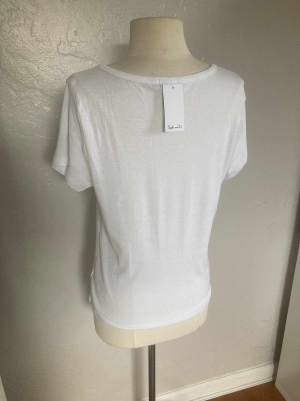 NEW!  Splendid Women's Slub Crew Tee (L) - Picture 4 of 7